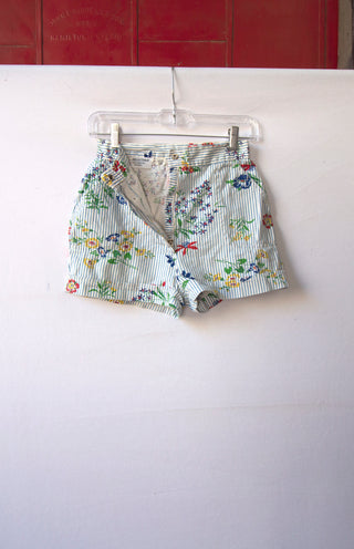 GOAT Vintage Floral Denim Shorts    Shorts  - Vintage, Y2K and Upcycled Apparel