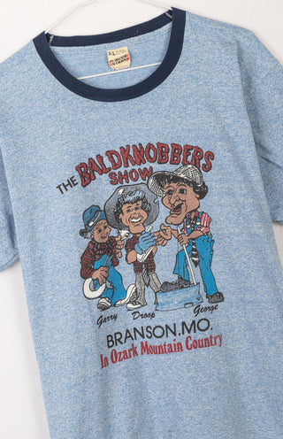 GOAT Vintage Baldknobbers Show Ringer    T-shirt  - Vintage, Y2K and Upcycled Apparel